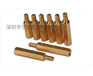 单头六角铜螺柱